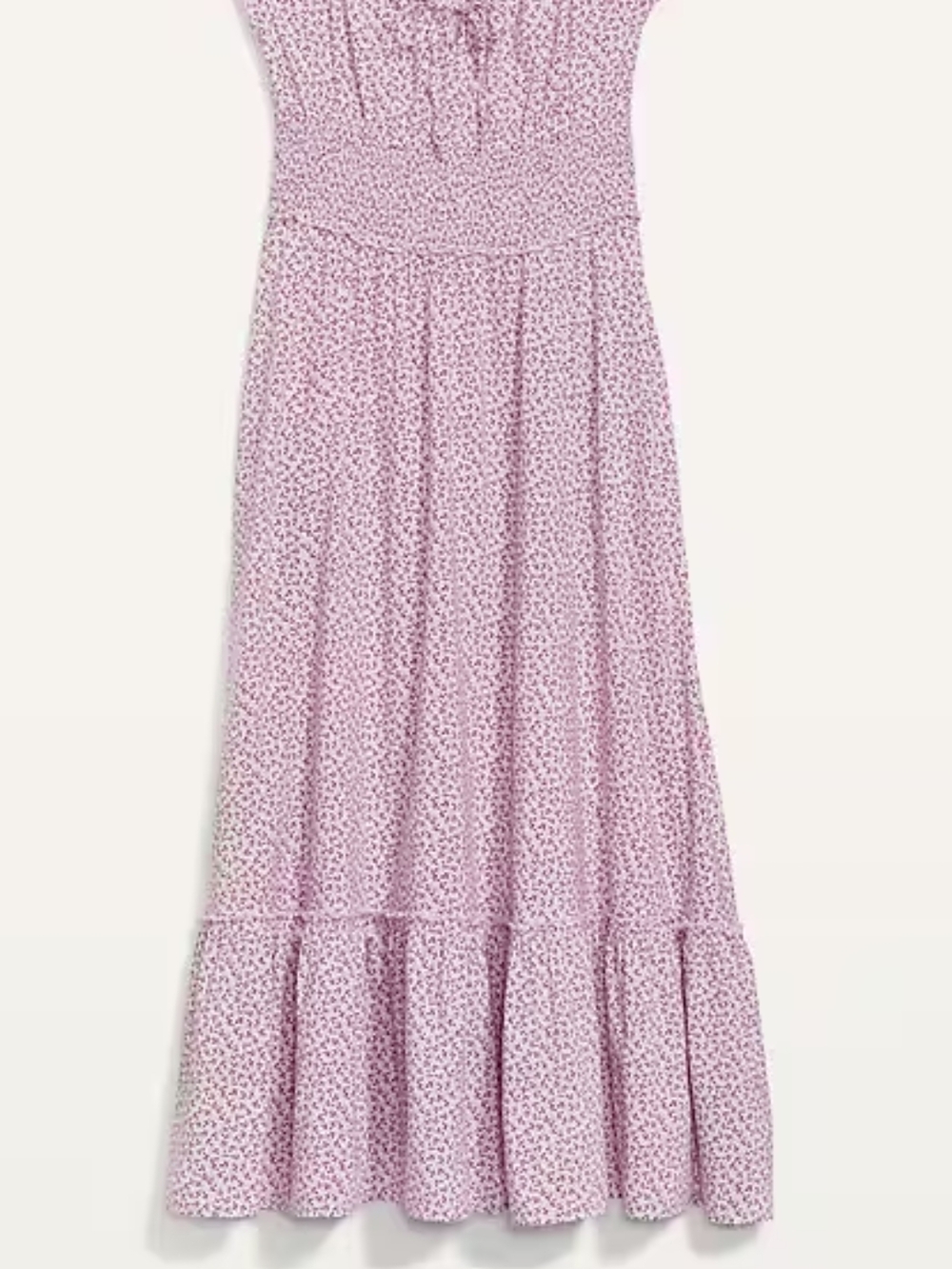 Old Navy Pink Ditsy Floral Maxi Skirt